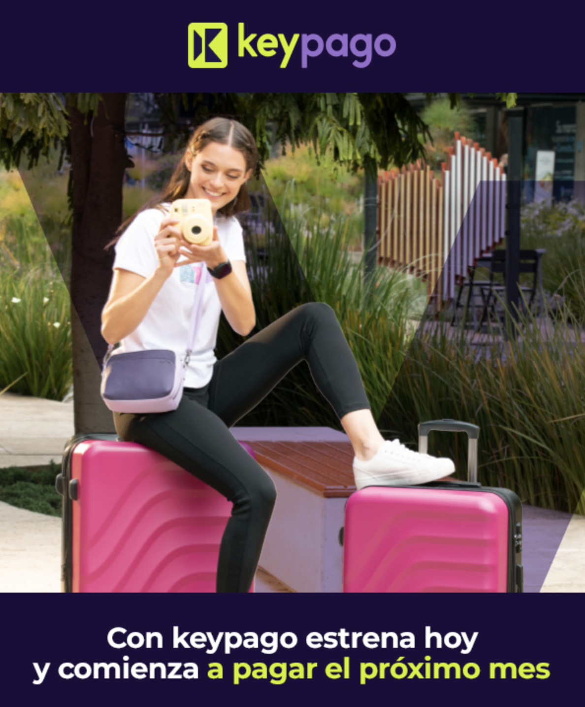 Banner de oferta exclusiva en ropa a crédito con keypago.com